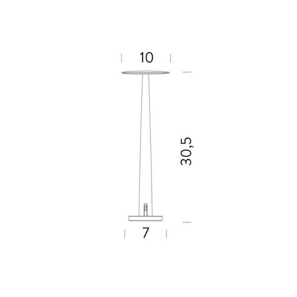 Nemo Portofino Led-tafellamp Oplaadbaar