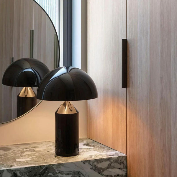 Oluce Atollo 35 Tafellamp Metal Zwart