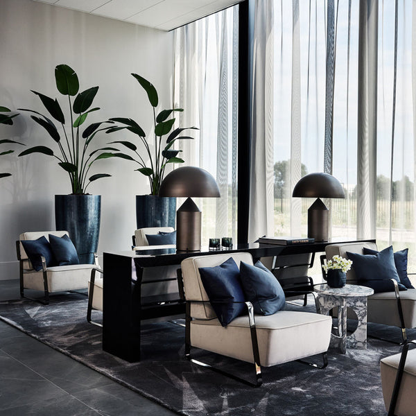 Oluce Atollo 50 Tafellamp Satijn Brons