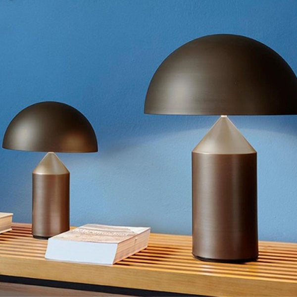 Oluce Atollo 70 Tafellamp Satijn Brons