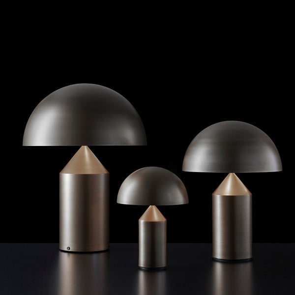 Oluce Atollo 70 Tafellamp Satijn Brons