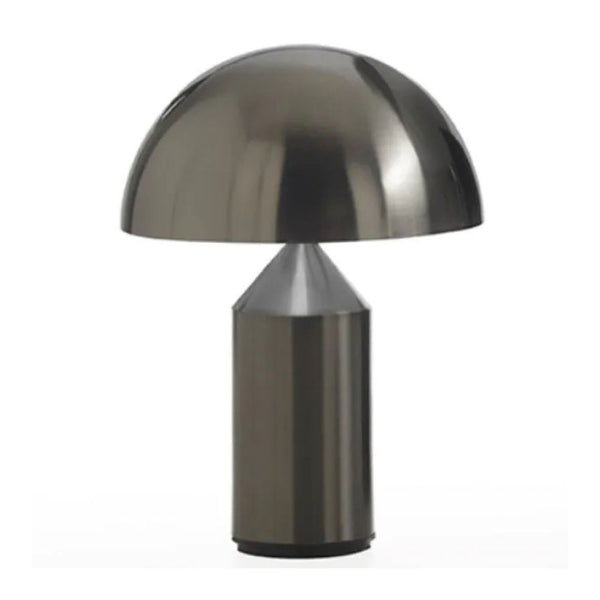 Oluce Atollo Tafellamp Metal Nikkel 35cm hoog