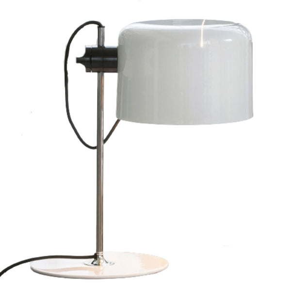 Oluce Coupè Tafellamp 40cm hoog Wit