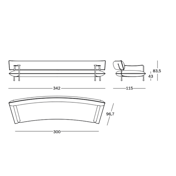 Magis Riace Bankstel Fauteuil – Ronan & Erwan Bouroullec