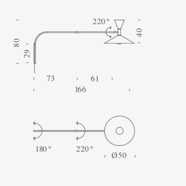 Nemo LAMPE DE MARSEILLE Wandlamp