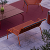 Magis Design South Low Bench Outdoor - Stapelbare Lage Lounge Buitenbank