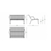 Magis Design South Low Bench Outdoor - Stapelbare Lage Lounge Buitenbank