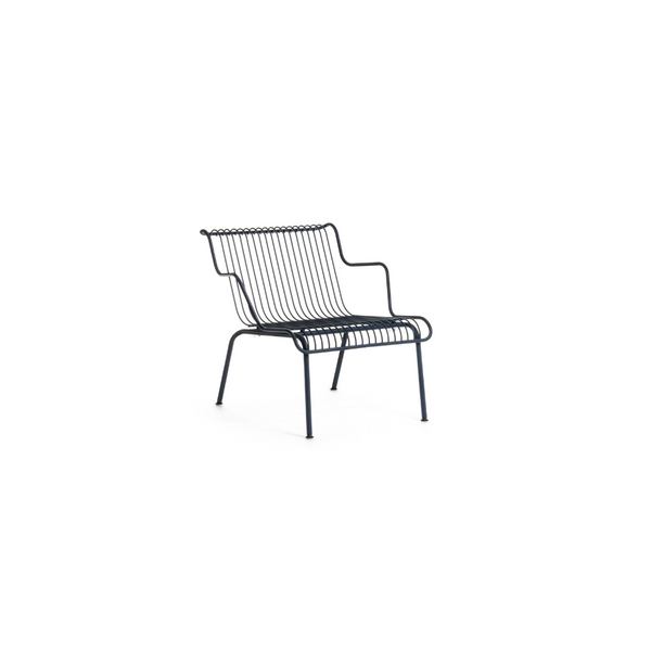 Magis Design South Low Armchair Outdoor – Stapelbare Lage Lounge Stoel Donker Blauw