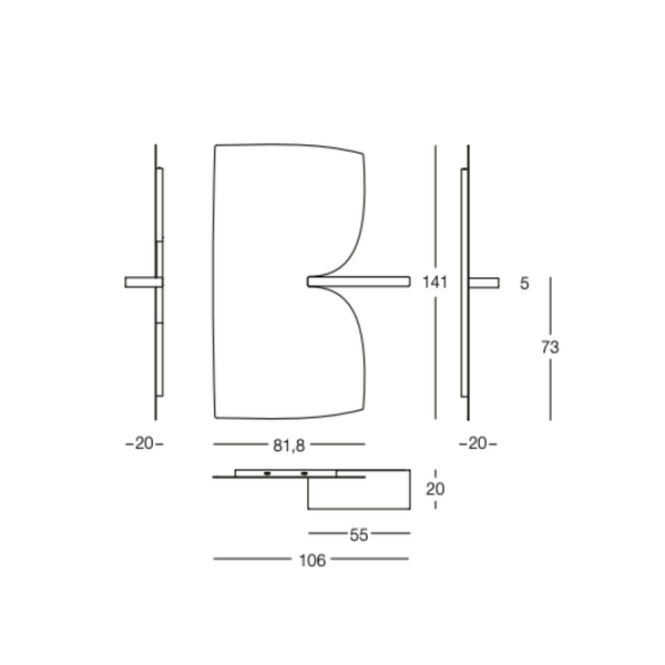 Magis Morphed Mirror