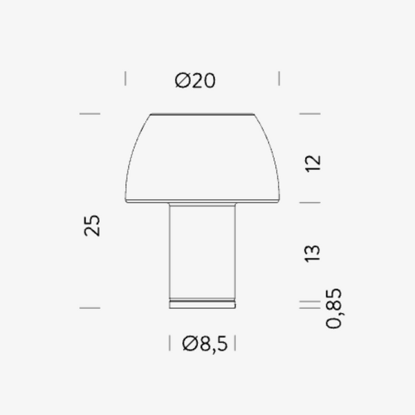 Nemo Lorosae Draagbare Tafellamp LED