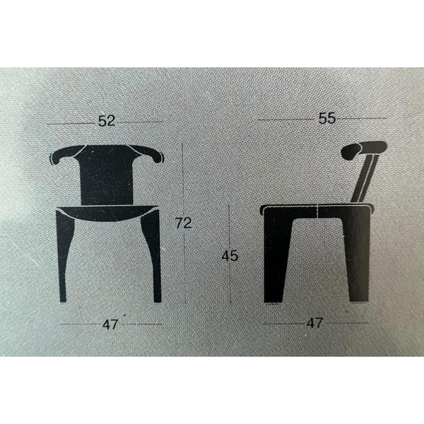 Afra & Tobia Scarpa - Veronica stoel voor Casas en glazen tafel van Ricardo Bofill