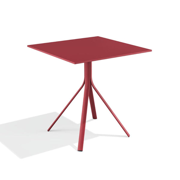 Babel D Melik Vierkante tafel 70x70 cm Rood