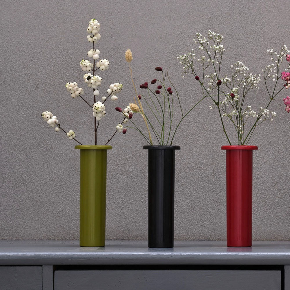 Magis Bouquet tafellamp met droogbloemen in olijfgroen, zwart en bordeaux