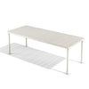 Babel D Bangi rechthoekige tafel 220x90 cm Wit