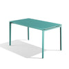 Babel D Gao rechthoekige tafel 140×80 cm Turquoise