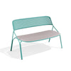 Babel D Jos Tweezitsbank Turquoise