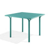 Babel D Jos Vierkante tafel 100x100 cm Turquoise