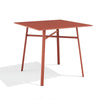 Babel D Kano vierkante tafel 80x80 cm Terracotta