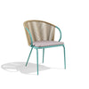 Babel D Kissi Eetkamerstoel Turquoise