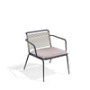Babel D Kissi kleine fauteuil Antraciet