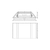 Dabu Tartaruga - Wandlamp Inox