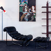 Georges Charles van Rijk fauteuil met voetbank