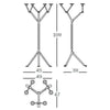 Magis Floor Candle Kandelaar 109 cm hoog met 6 armen