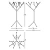 Magis Floor Candle Kandelaar 200 cm hoog met 15 armen