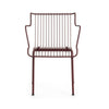 Magis Design South Armchair Outdoor - Stalen Stapelbare Stoel Rood Bordeaux