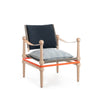 Magis Design Twain Low Chair With Arms - Stoel met Elegantie Lichtblauw