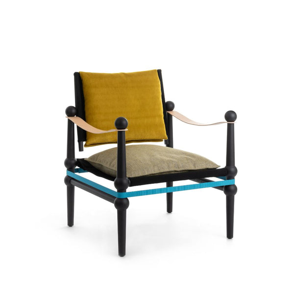 Magis Design Twain Low Chair With Arms - Stoel met Elegantie Geel