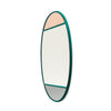 Magis vitrail ovale spiegel 50 x 60 cm Ovaal 50x60cm groene lijst