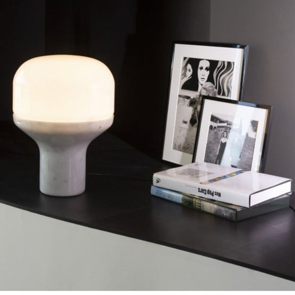 Martinelli Luce Delux Tafellamp Marmer Carrara Junior