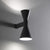 Nemo APPLIQUE DE MARSEILLE Le Corbusier Wandlamp Zwart mat