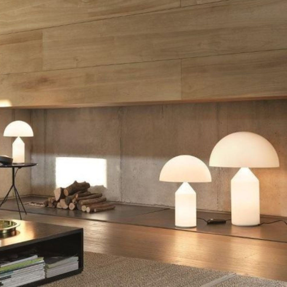 Oluce Atollo 70 cm Tafellamp Glass