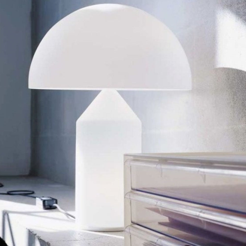 Oluce Atollo 35 Tafellamp – Glas