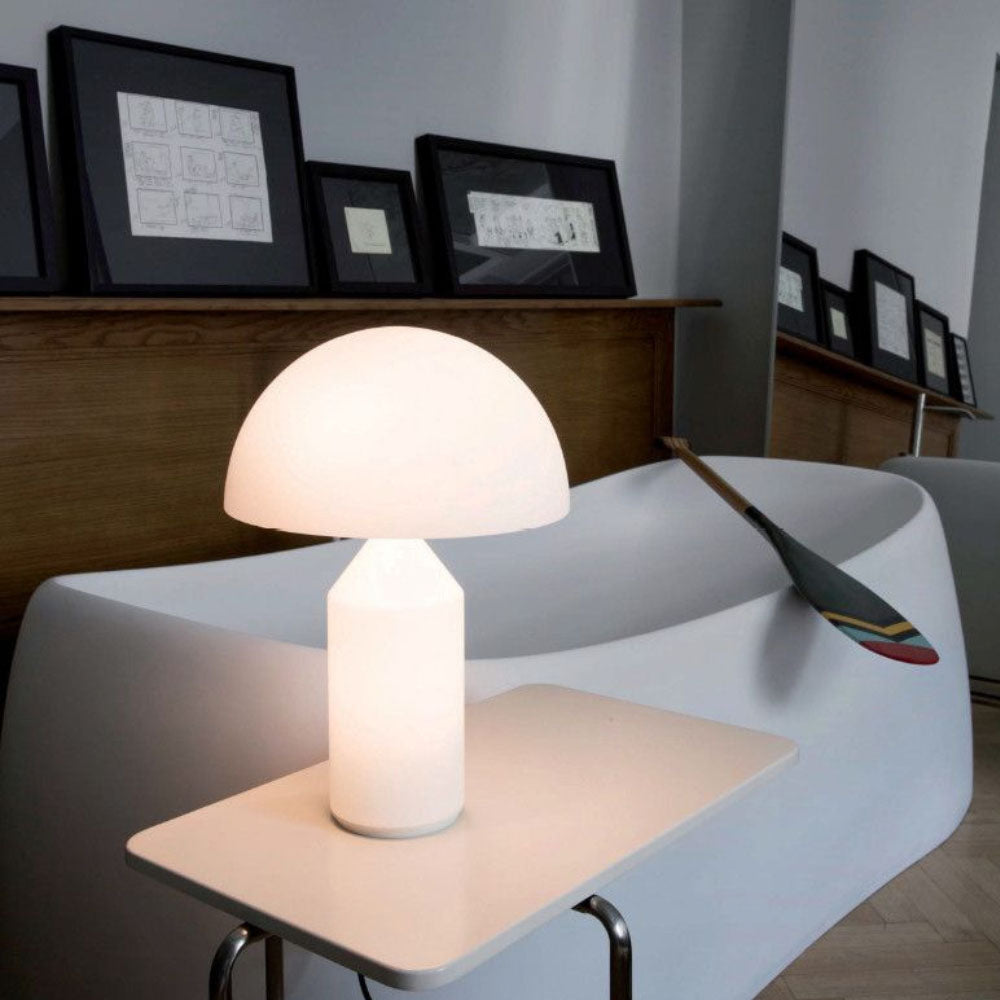 Oluce Atollo 35 Tafellamp – Glas