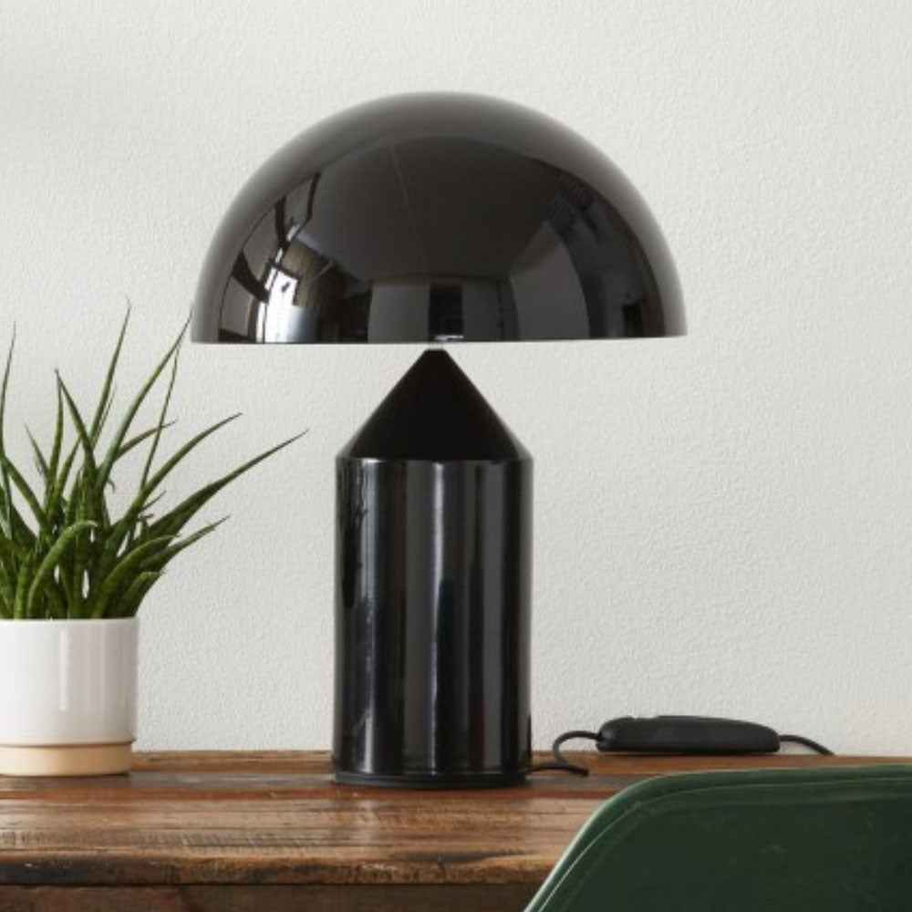 Oluce Atollo 70 Tafellamp Metal Zwart