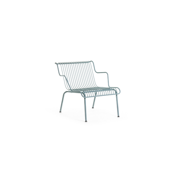 Magis Design South Low Armchair Outdoor – Stapelbare Lage Lounge Stoel Licht Blauw