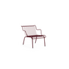 Magis Design South Low Armchair Outdoor – Stapelbare Lage Lounge Stoel Rood Bordeaux