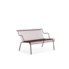 Magis Design South Low Bench Outdoor - Stapelbare Lage Lounge Buitenbank Rood Bordeaux