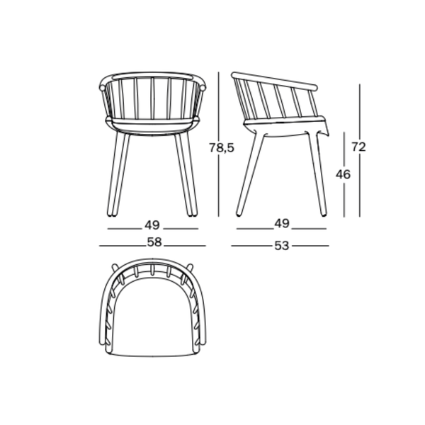 Magis Cyborg Stick Fauteuil - Luxe Design Stoel