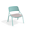 Babel D Jos-Lounge stoel Turquoise